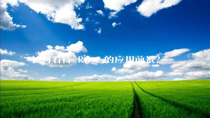 如何看待 Rust 的应用前景？